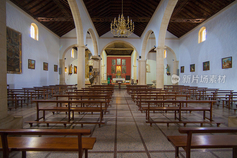 Fuerteventura - La Oliva教堂内部